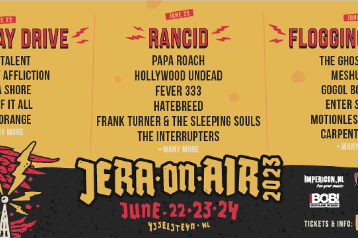 Jera On Air announces Frank Turner & The Sleeping Souls, Heideroosjes, Black Flag and more to the li