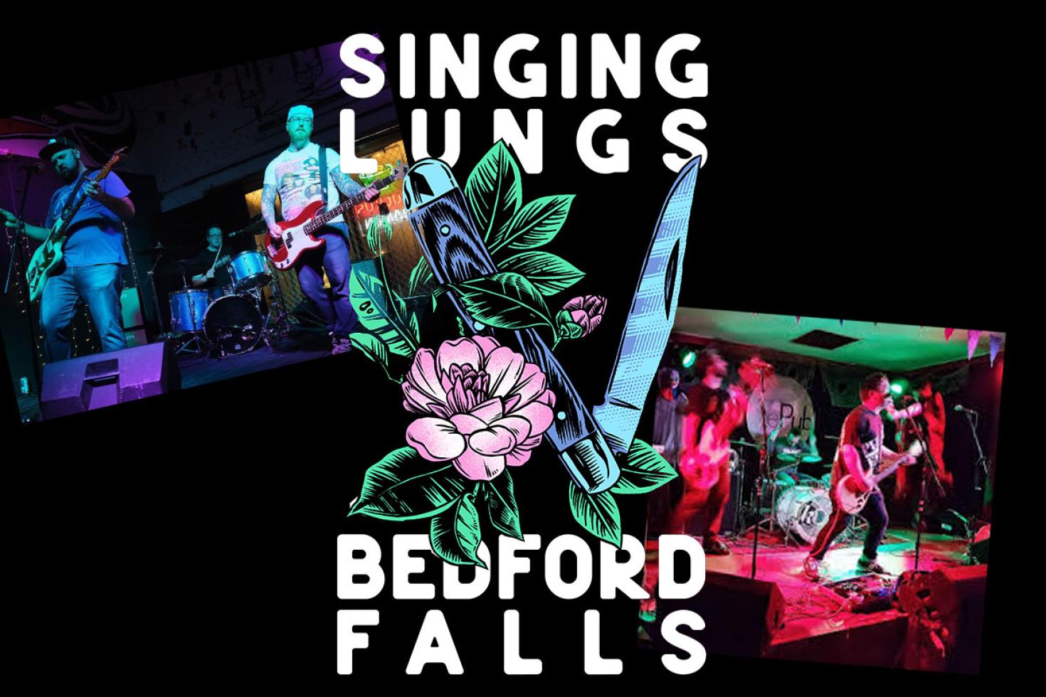 PREMIERE: Stream new songs from Singing Lungs and Bedford Falls' upcoming split