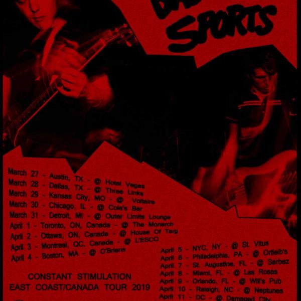 Bad Sports announce tour and new video
